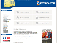 Tablet Screenshot of drescher-eisenwaren.de